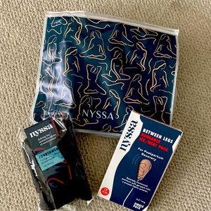 NWT Nysaa jet black fourthwear postpartum underwear | S/M